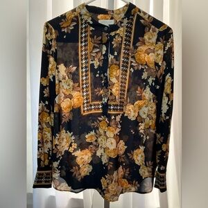 Women’s floral sheer top/blouse
